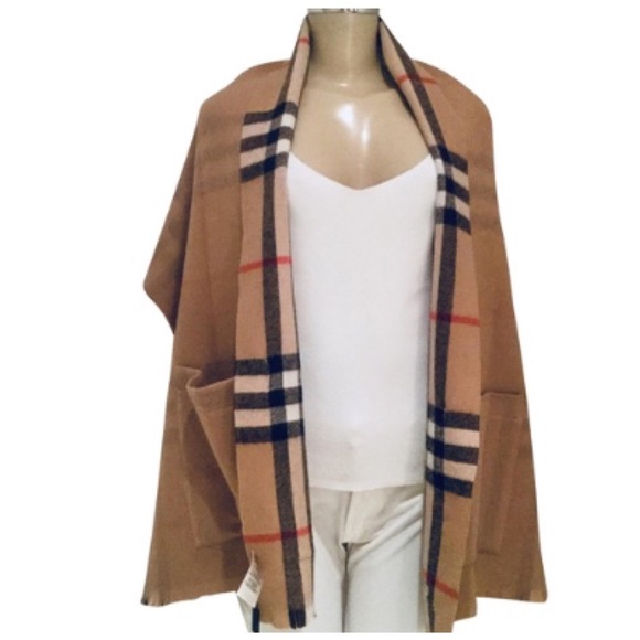 Burberry Accessories - BURBERRY ST. HELEN REVERSIBLE POCKET STOLE/ SCARF.